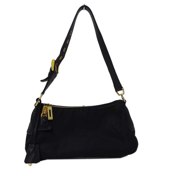 Prada PRADA Women's Brand Handbag Shoulder Bag One-Shoulder Leather Black BR0... - Picture 5 of 16